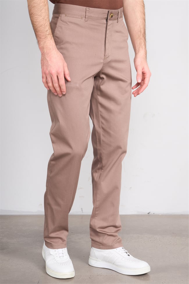 Kagi Y26 Toledo Keten Pantolon Kahverengi