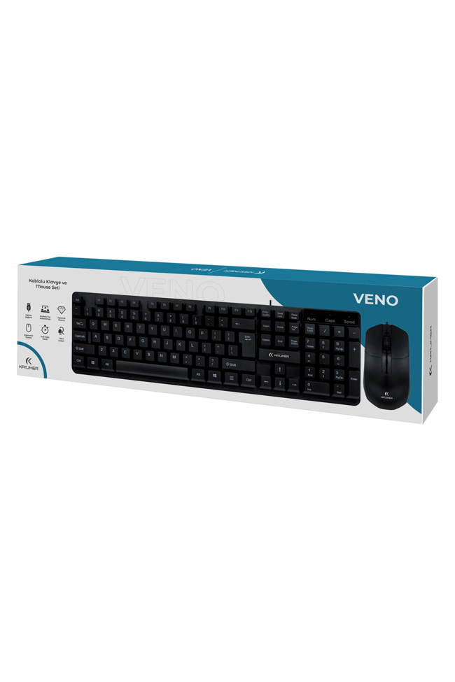 KATJMER KMSVN-001 Veno Klavye Mouse Seti