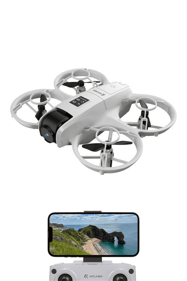 KATJMER NEO Mini Fly Drone Kameralı Akıllı Kontrollü Engel Sensörlü Mini Drone
