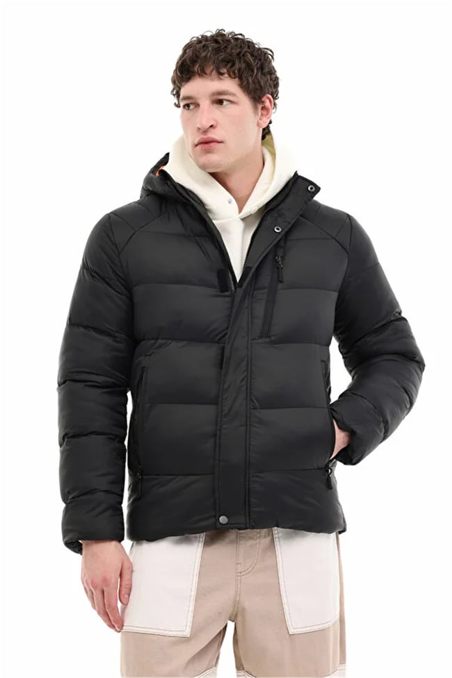 Kınetıx A10202781308010 5W Ml Faıth 2Ksy-Hy24706 Sıyah Erkek Kısa Kaban