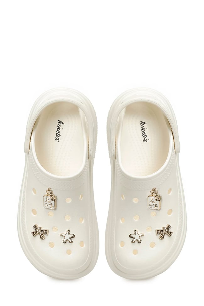 Kınetıx A10224990812010 6M Nomo 6Fx Beyaz Kadın Crocs Terlık