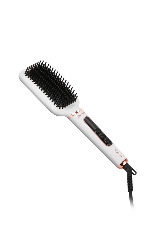 Kıng Kss1202 Dolendo Saç Düzleştirici Fırça