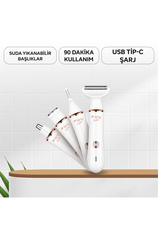 King Swelt K1111 4in1 Epilasyon Aleti