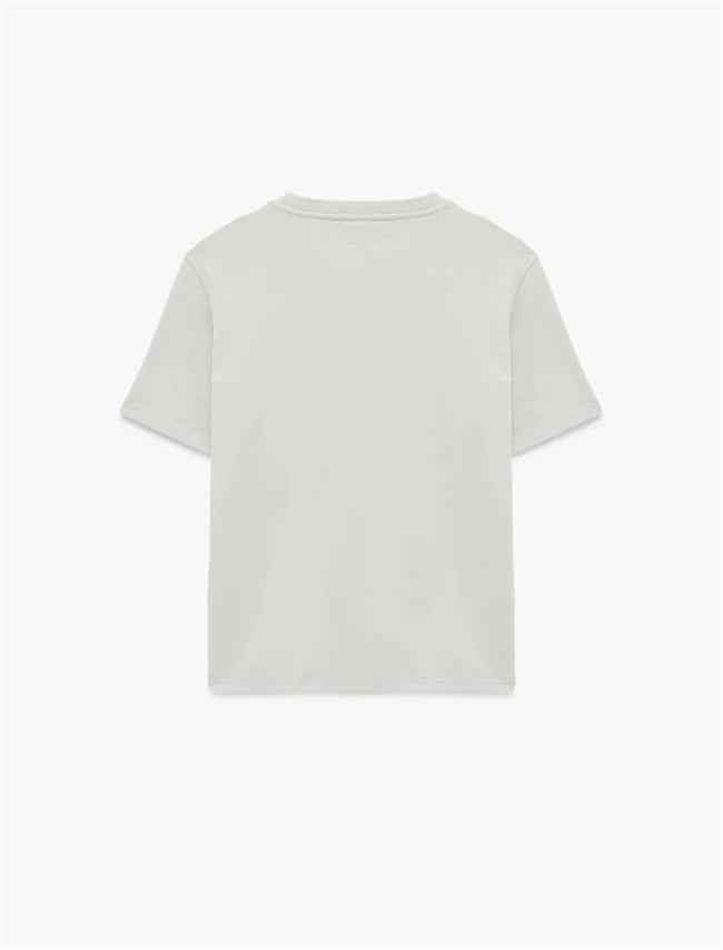 Koton 6SAM10105MK 031 Gri Erkek Jersey Kısa Kollu T-Shırt