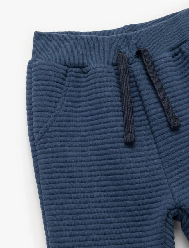 Koton 6Wmb40016Tk 624 Mavı Erkek Bebek Pamuk Jersey Esofman Alt