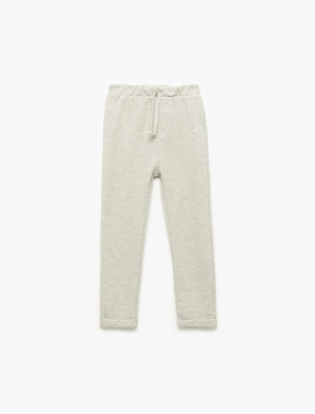 Koton K26 6Wmb40042Tk 031 Grı Erkek Bebek Pamuk Jersey Esofman Altı