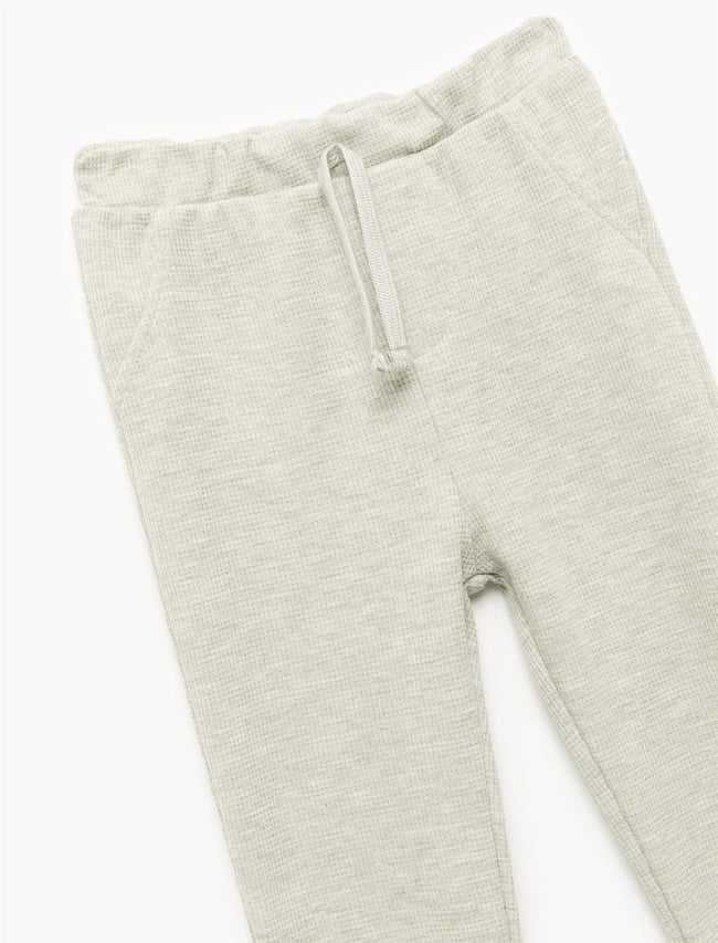 Koton K26 6Wmb40042Tk 031 Grı Erkek Bebek Pamuk Jersey Esofman Altı