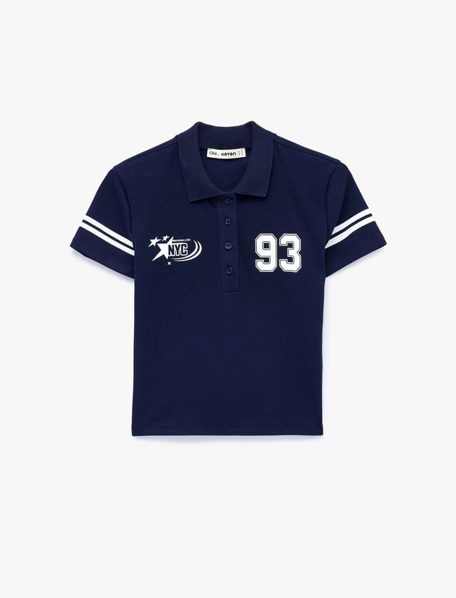 Koton Y26 6Sal10001Ik 010 Ekru Kadın Jersey Kısa Kol T-shirt