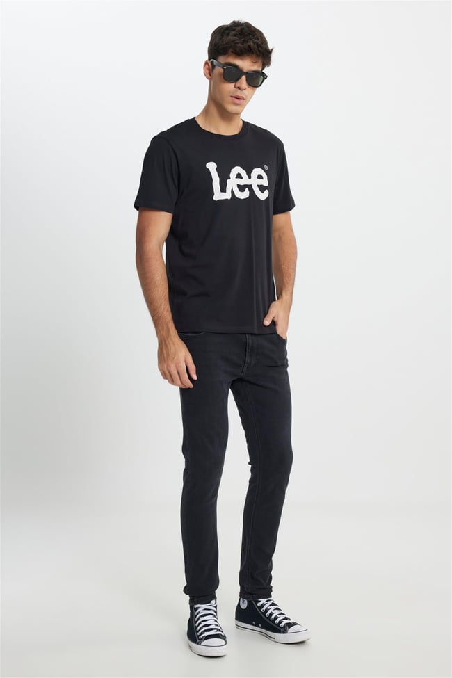 Lee L65QAI01 Siyah Erkek T-shirt