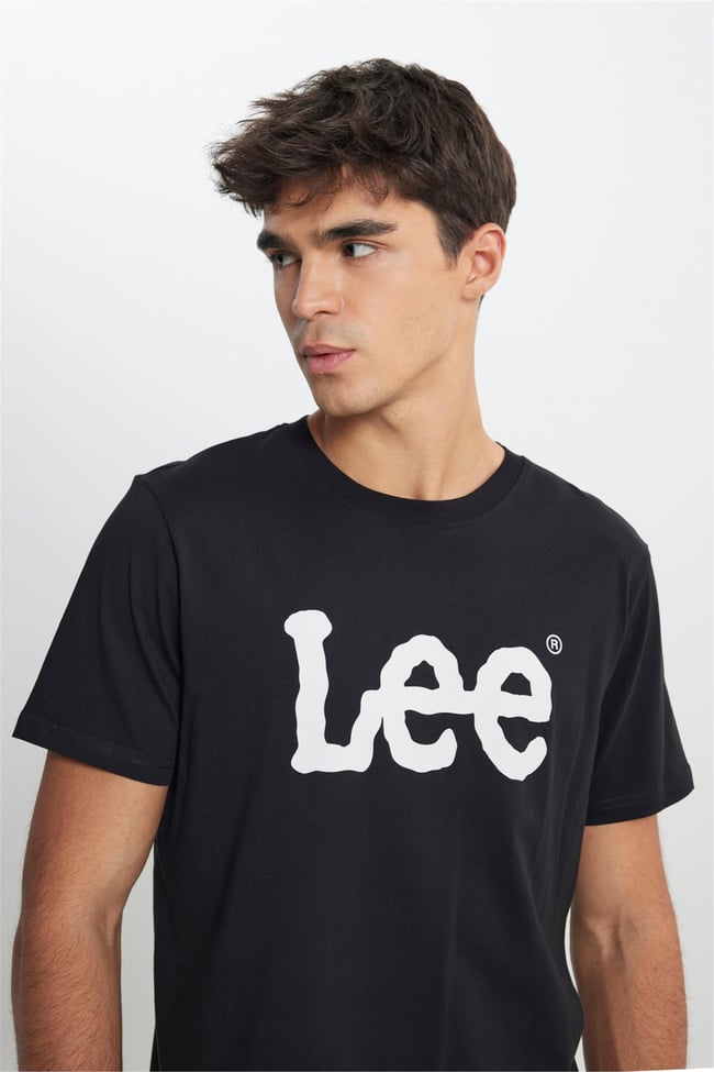 Lee L65QAI01 Siyah Erkek T-shirt