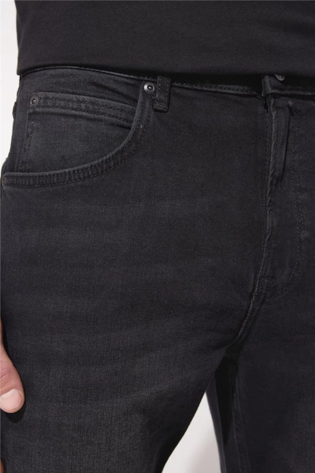 Lee L733011Ev Pıtch Siyah Erkek Austın Denim Jean Pantolon