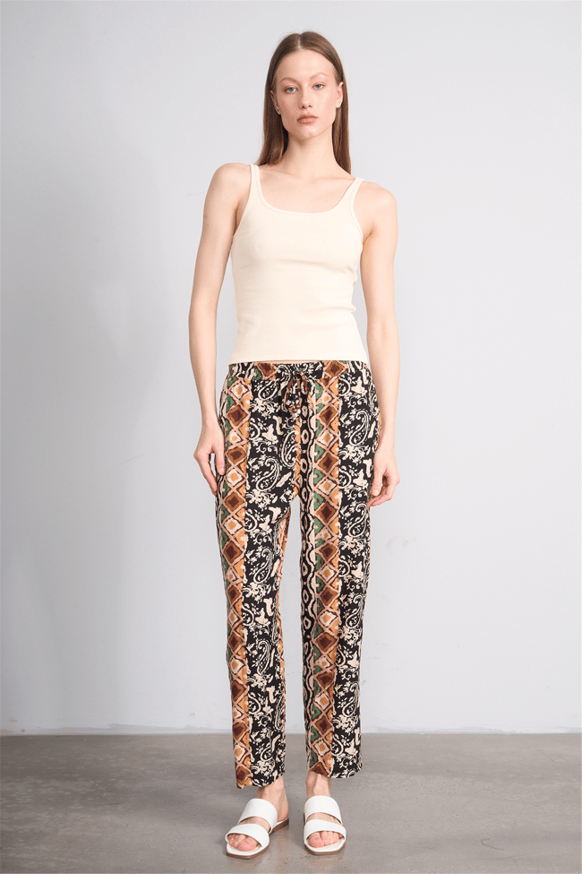 Lefon Y26 071693-K Krem Kadın Acık Yaka Kaşkorse Crop ( Askılı Crop Atlet)