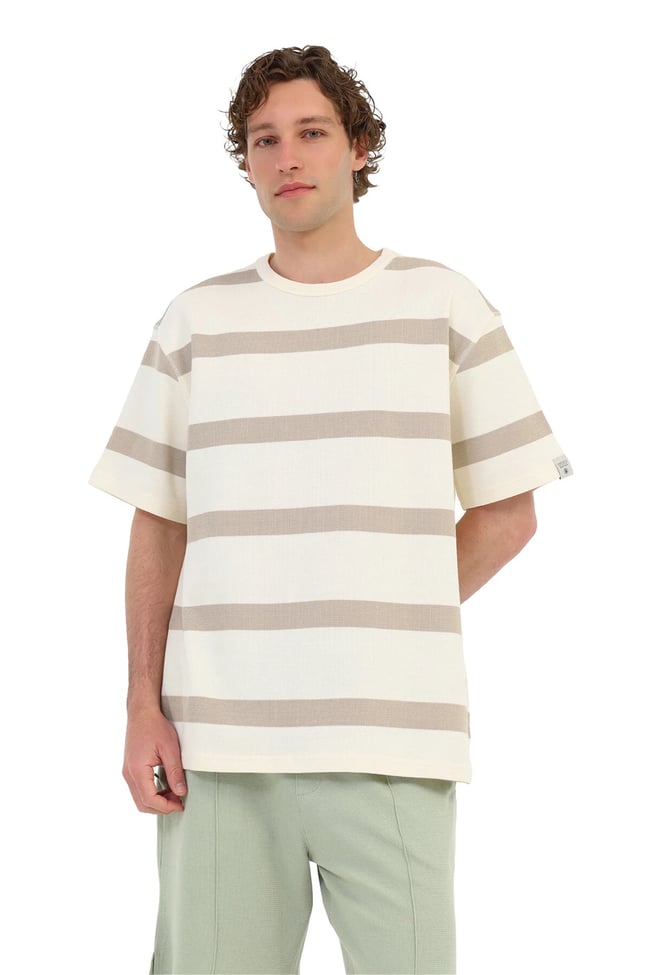 Lumberjack A10206474108010 6M Mb Tusk 11Bs100 6Fx Bej Erkek Kısa Kollu T-Shırt