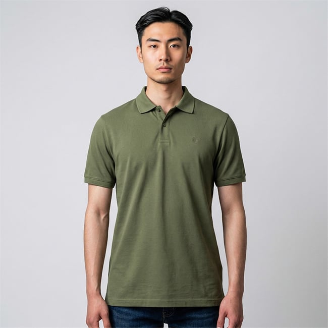Lumberjack A10220385808010 6M Mb Ct953 Polo T-Sh 6Fx Hakı Erkek Kısa Kollu Polo T-Shırt