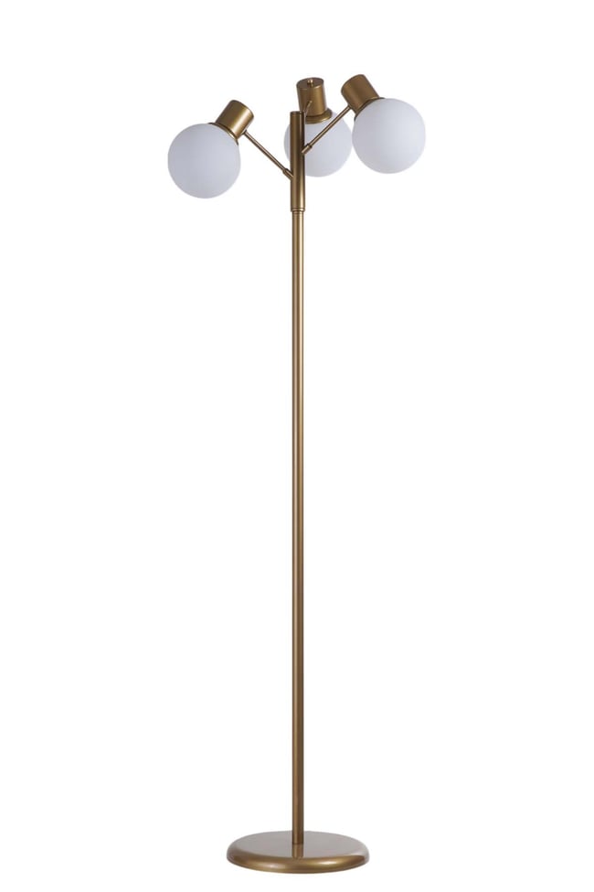 Lumexx Safir 3 Lü Eskitme Lambader Beyaz Camlı