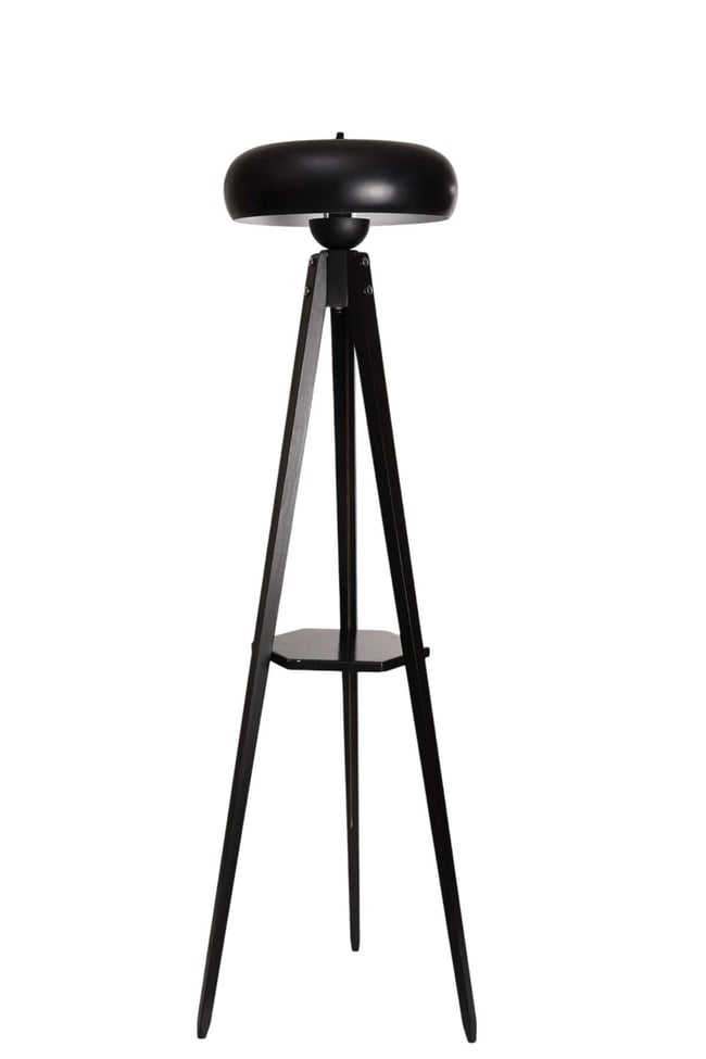 Lumexx Sehbalı Tripod Siyah Lambader Smith Siyah Başlıklı