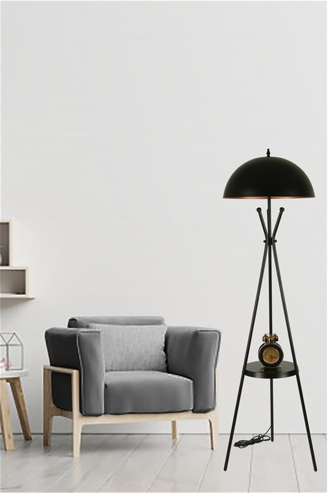 Lumexx Venedik Sehbalı Siyah Büyük Retro Başlıklı