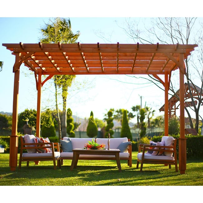 Mandu Ahşap Pergole Kamelya-Mnd154