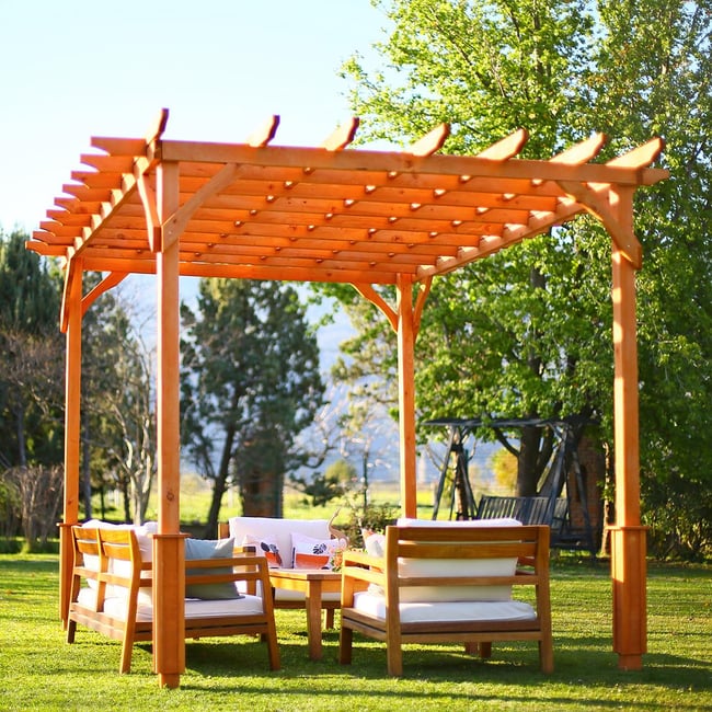 Mandu Ahşap Pergole Kamelya-Mnd154