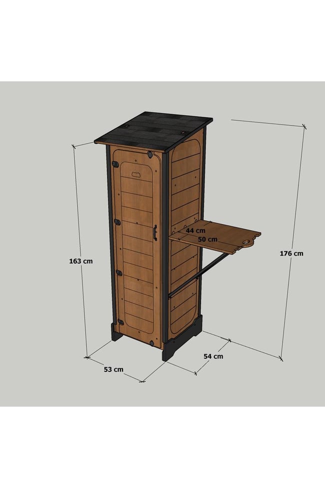 Mandu Slim Depolama Dolabı (dar alanlar için) MND287 