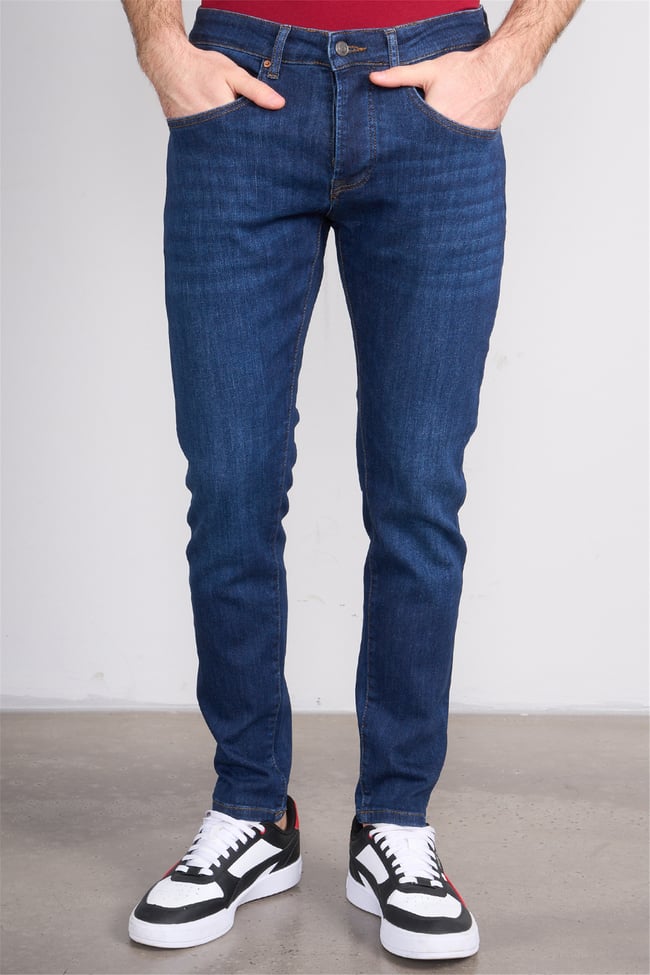 Mareteks 1115-C65-Napolı D.Blue Zkb. Erkek Denım Pantolon
