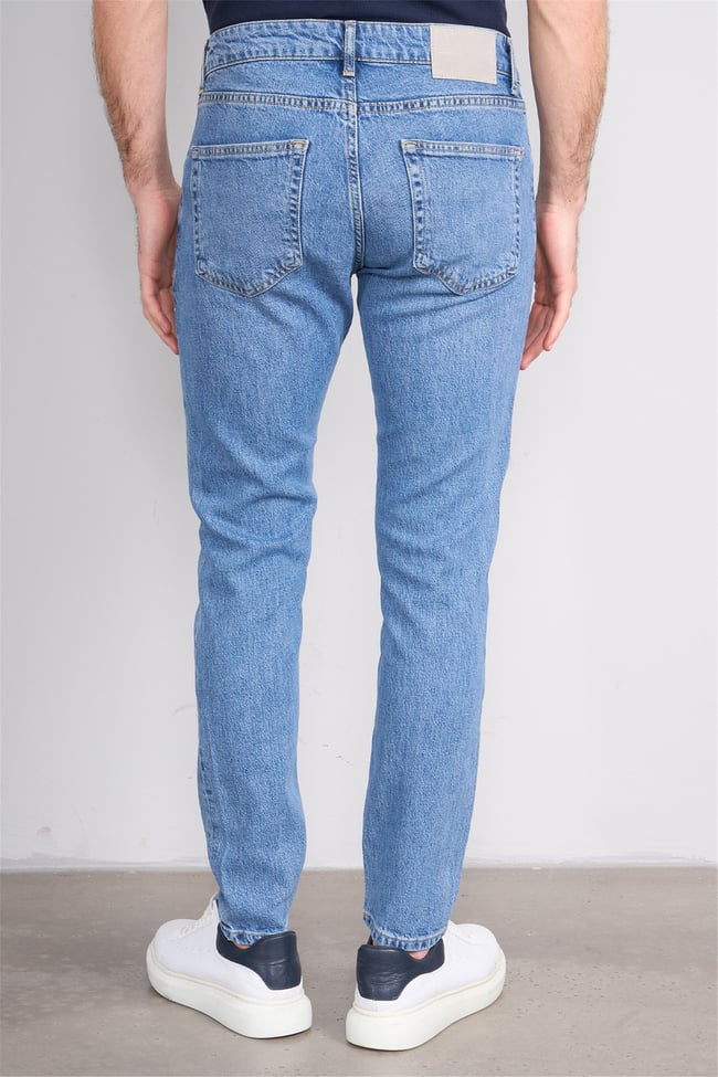 Mareteks 1115-C70-Napolı M-L Blue Zkb. Erkek Denım Pantolon
