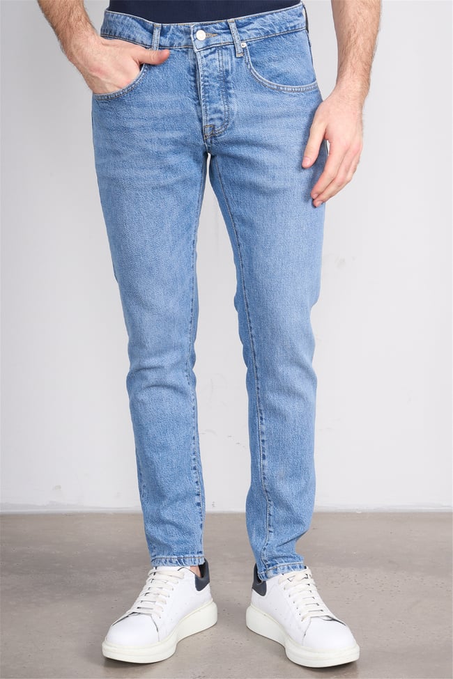 Mareteks 1115-C70-Napolı M-L Blue Zkb. Erkek Denım Pantolon