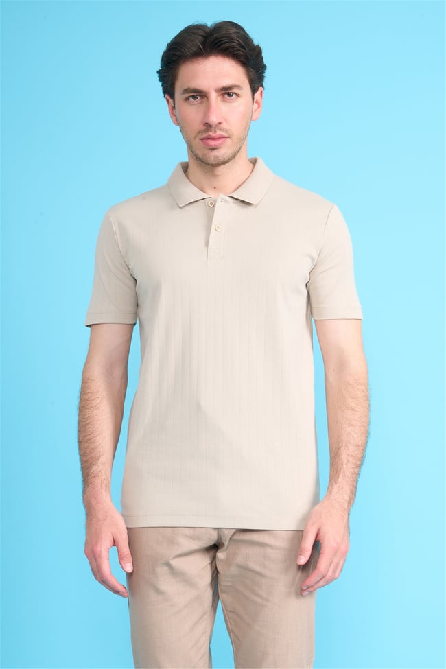 Mareteks 2651 Js Tas Erkek Polo Yaka 40/1 Ib T-Shırt
