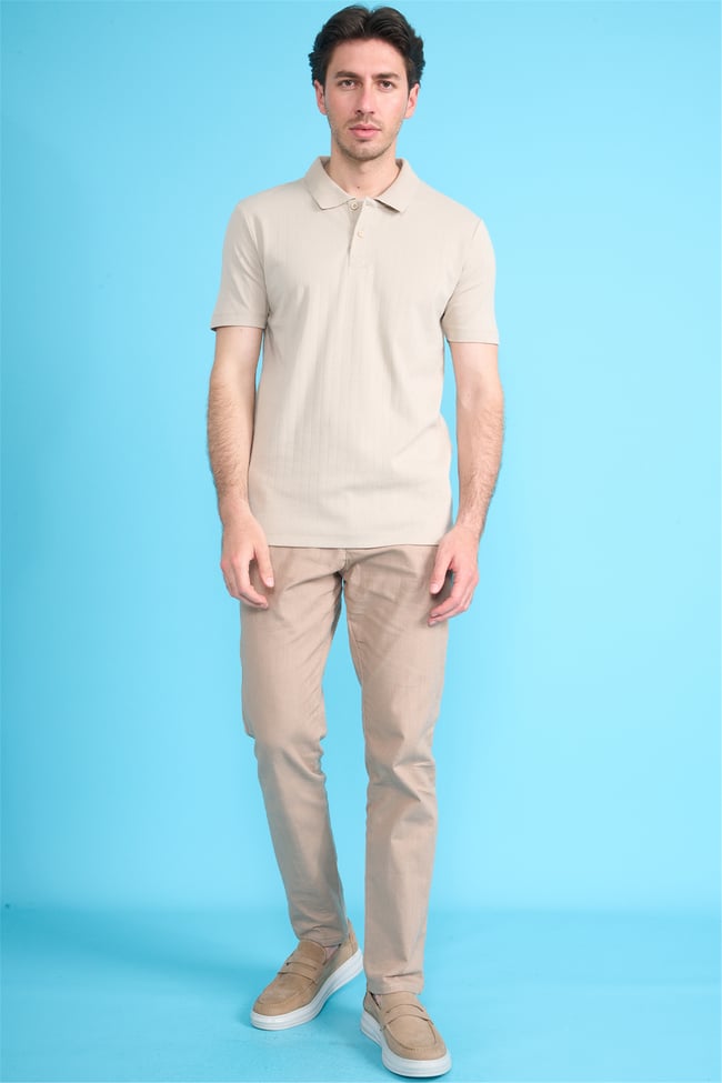 Mareteks 2651 Js Tas Erkek Polo Yaka 40/1 Ib T-Shırt