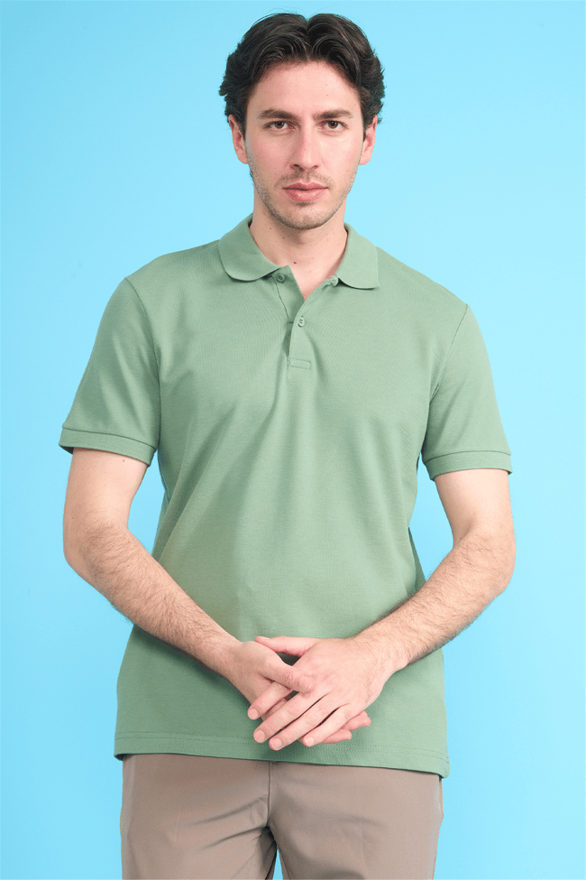 Mareteks 2652 Js Cagla Erkek Polo Yaka Basıc Pıke T-Shırt