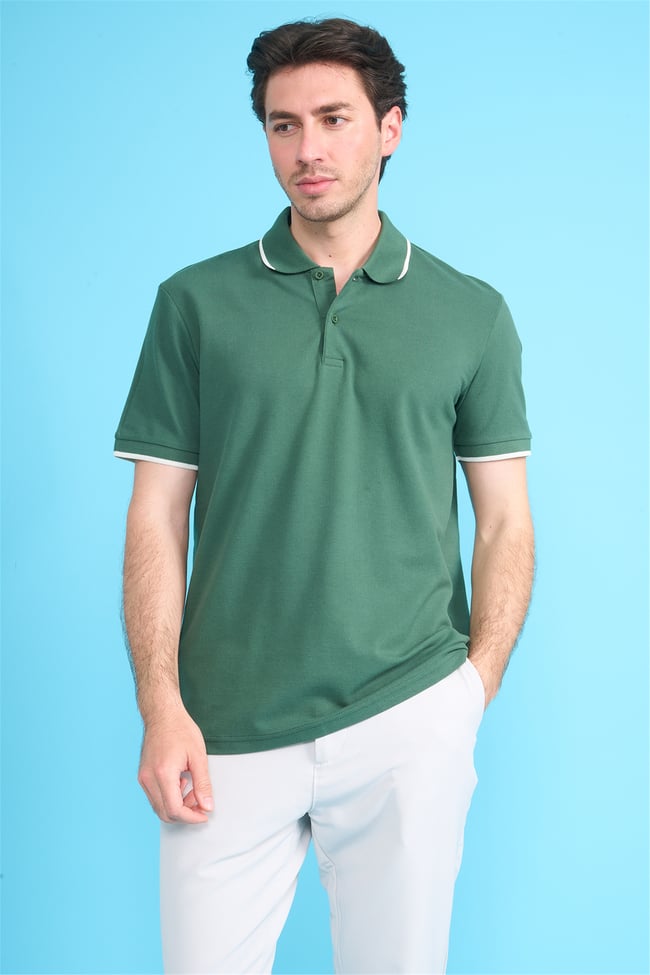Mareteks 2653 Js Neftı Erkek Polo Yaka Garnılı Pıke T-Shırt