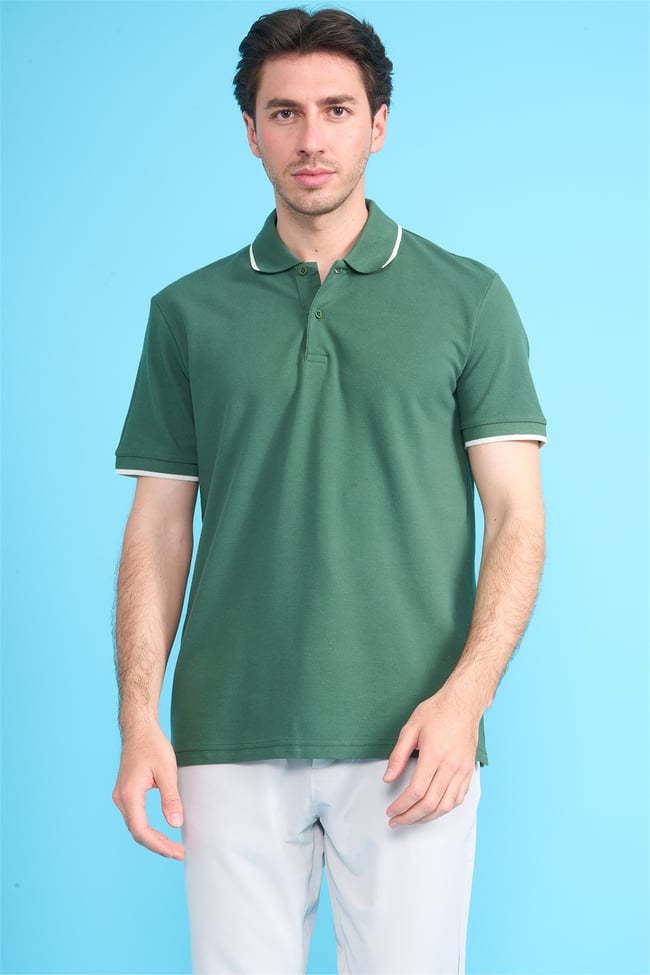 Mareteks 2653 Js Neftı Erkek Polo Yaka Garnılı Pıke T-Shırt
