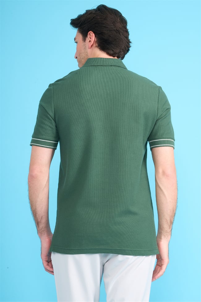 Mareteks 2657 Js Neftı Erkek Polo Yaka Pat Ekstrafor Pıke T-Shırt