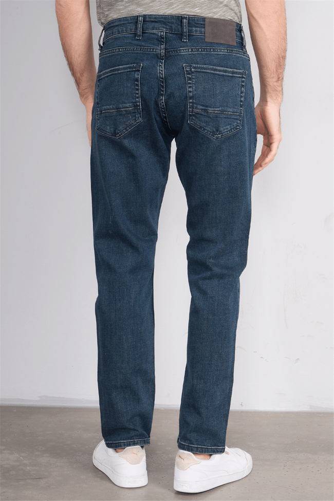 Mareteks 4412-C58-Texas Blue Hakı Zkb. Erkek Denım Pantolon