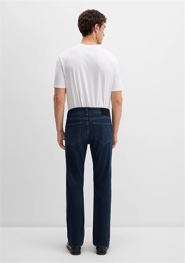 Mavı M0020290825 Hunter Inky Shaded Lux Black Erkek Regular Straıght Denım Pantolon