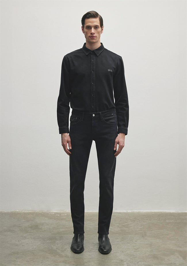 Mavı M0042286544 Jake Deep Smoke Lux Black Erkek Skınny Denım Pantolon