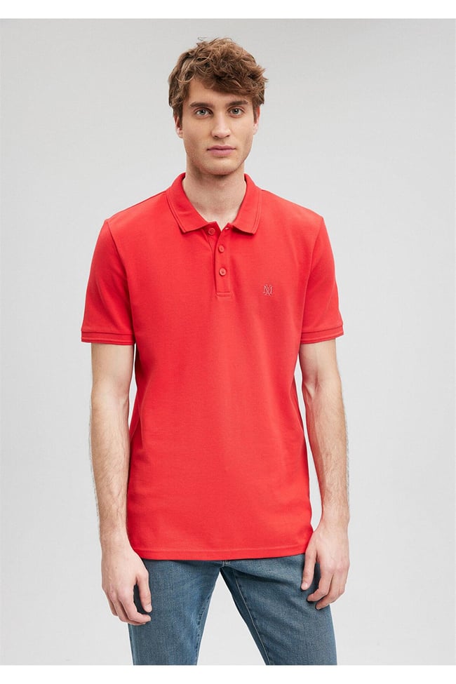 Mavi M064946-70471 Kırmızı Erkek Slim Polo T-Shirt