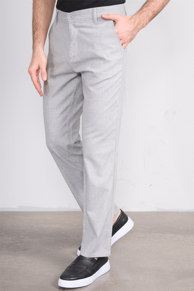 Mentality 6610 Erkek Yan Cep Pantolon Gri