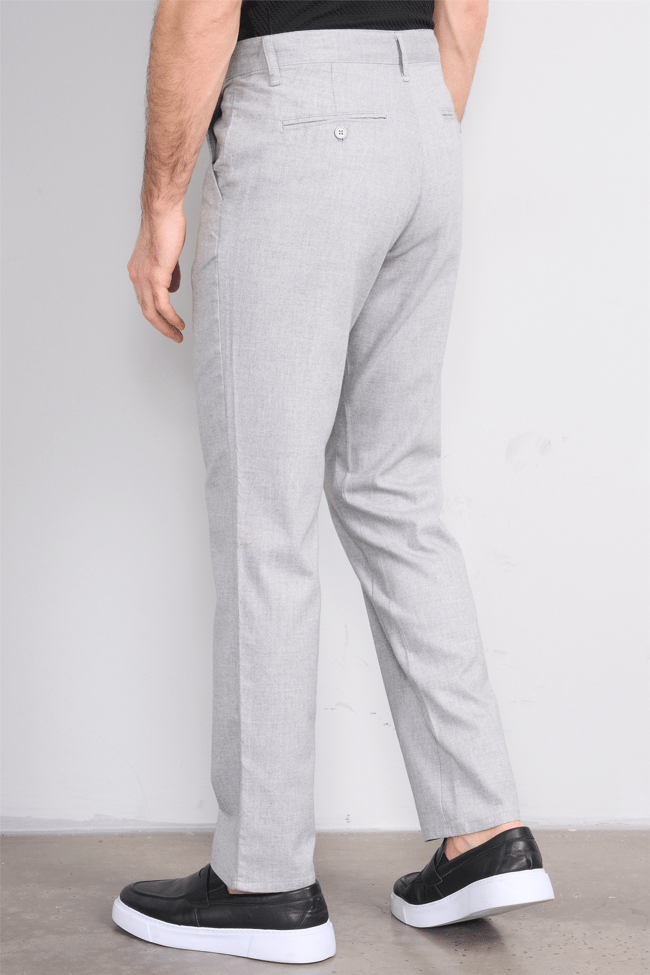 Mentality 6610 Erkek Yan Cep Pantolon Gri