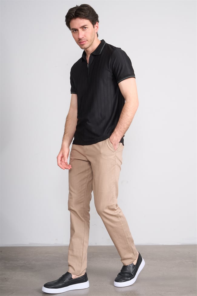Mentality 6679 Erkek Jogger Pantolon Açık Bej