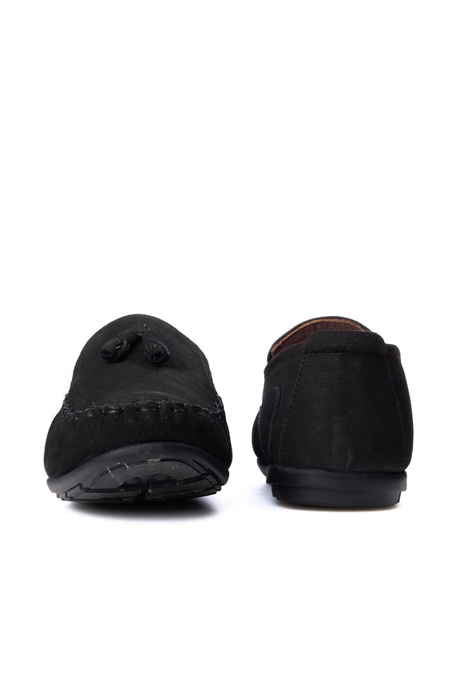 Meva 483 Siyah Nubuk Erkek Deri Comfort Ayakkabı