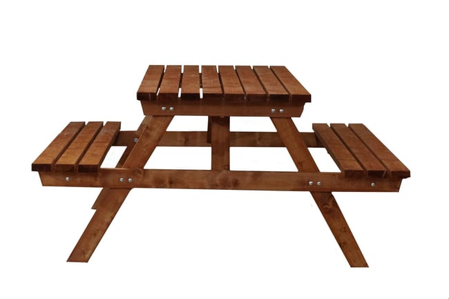 Alaçam Piknik Masası 8 Kişilik Kahverengi