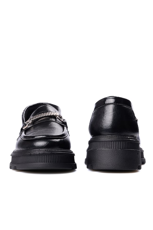 Nene 2465 Siyah Rgn Kadın Loafer Ayakkabı