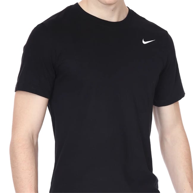 Nıke Ar6029 Drı-Fıt Fıtness T-Shırt 010 Black/Whıte Erkek T-Shırt