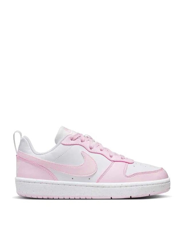 Nıke Dv5456 Court Borough Low Recraft Gs 105 Whıte/Pınk Foam Garson Spor Ayakkabı
