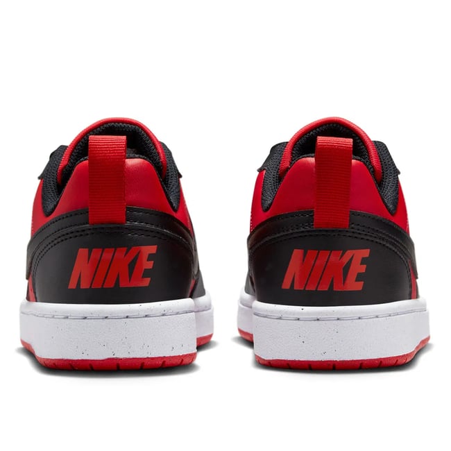 Nıke Dv5456 Court Borough Low Recraft Gs 600 Unıversıty Red/Black-Whıte Garson Spor Ayakkabı