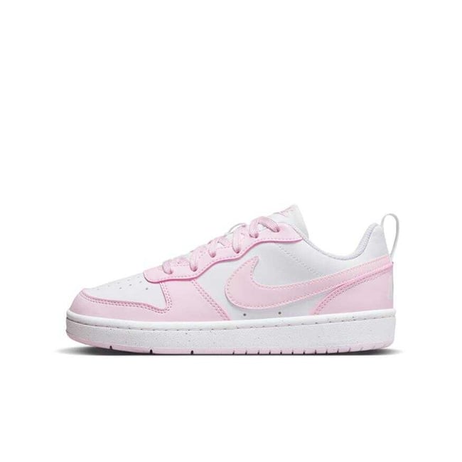 Nıke Dv5456 Court Borough Low Recraft Gs 105 Whıte/Pınk Foam Garson Spor Ayakkabı