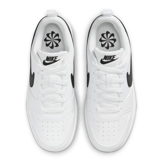 Nıke Dv5456 Court Borough Low Recraft Gs 104 Whıte/Black Garson Spor Ayakkabı
