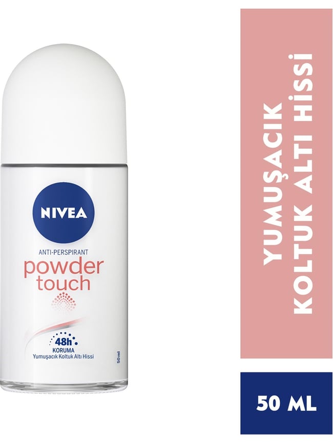 NIVEA 50ML ROLL-ON WOMEN POWDER TOUCH