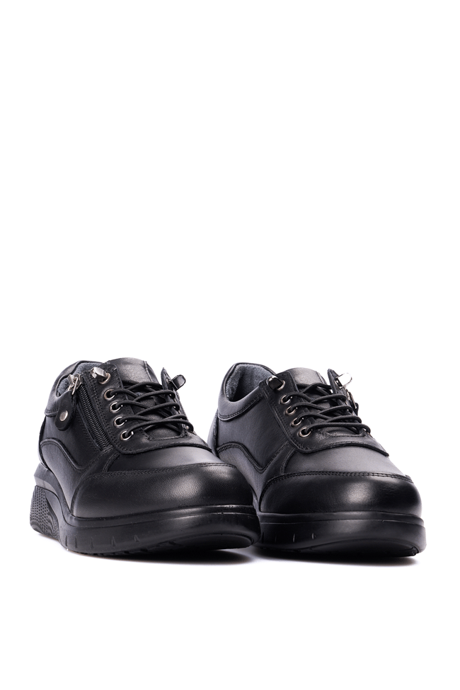 Oflaz 1236Y 110 Sıyah Bayan Derı Casual Ayakkabı